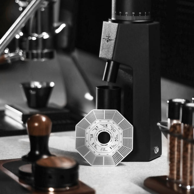 Coffee Ground Measuring Card