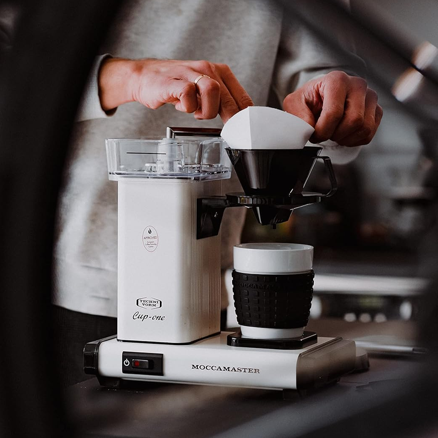 Moccamaster Cup-One Coffee Brewer Off-White