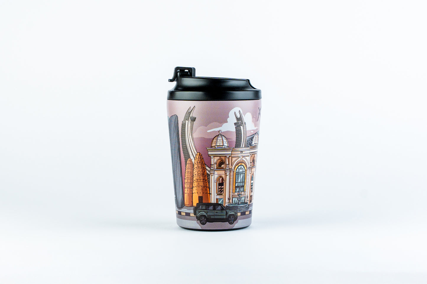 Limited Edition - Vintage Qatar Landmarks Coffee Mugs