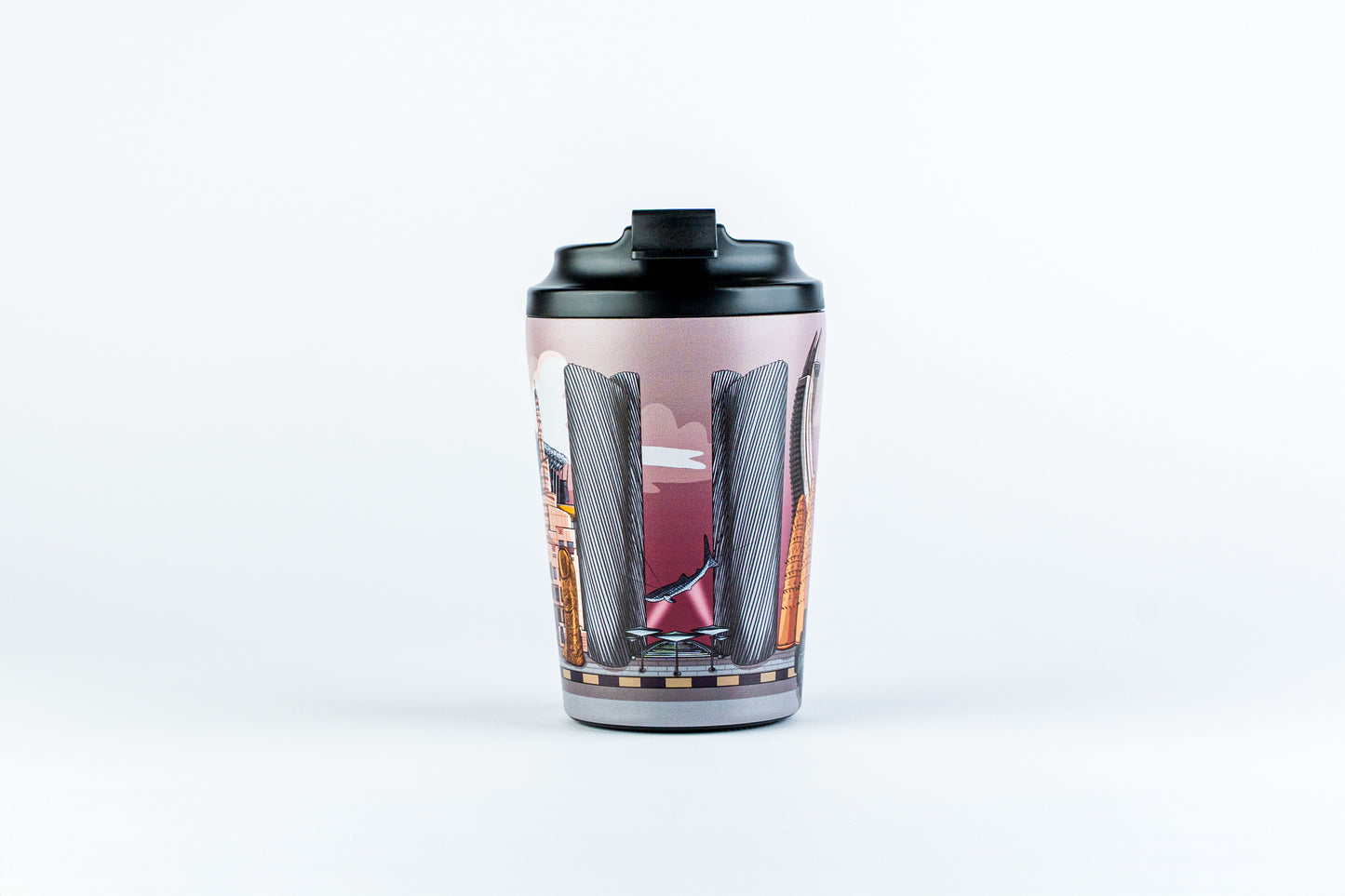 Limited Edition - Vintage Qatar Landmarks Coffee Mugs