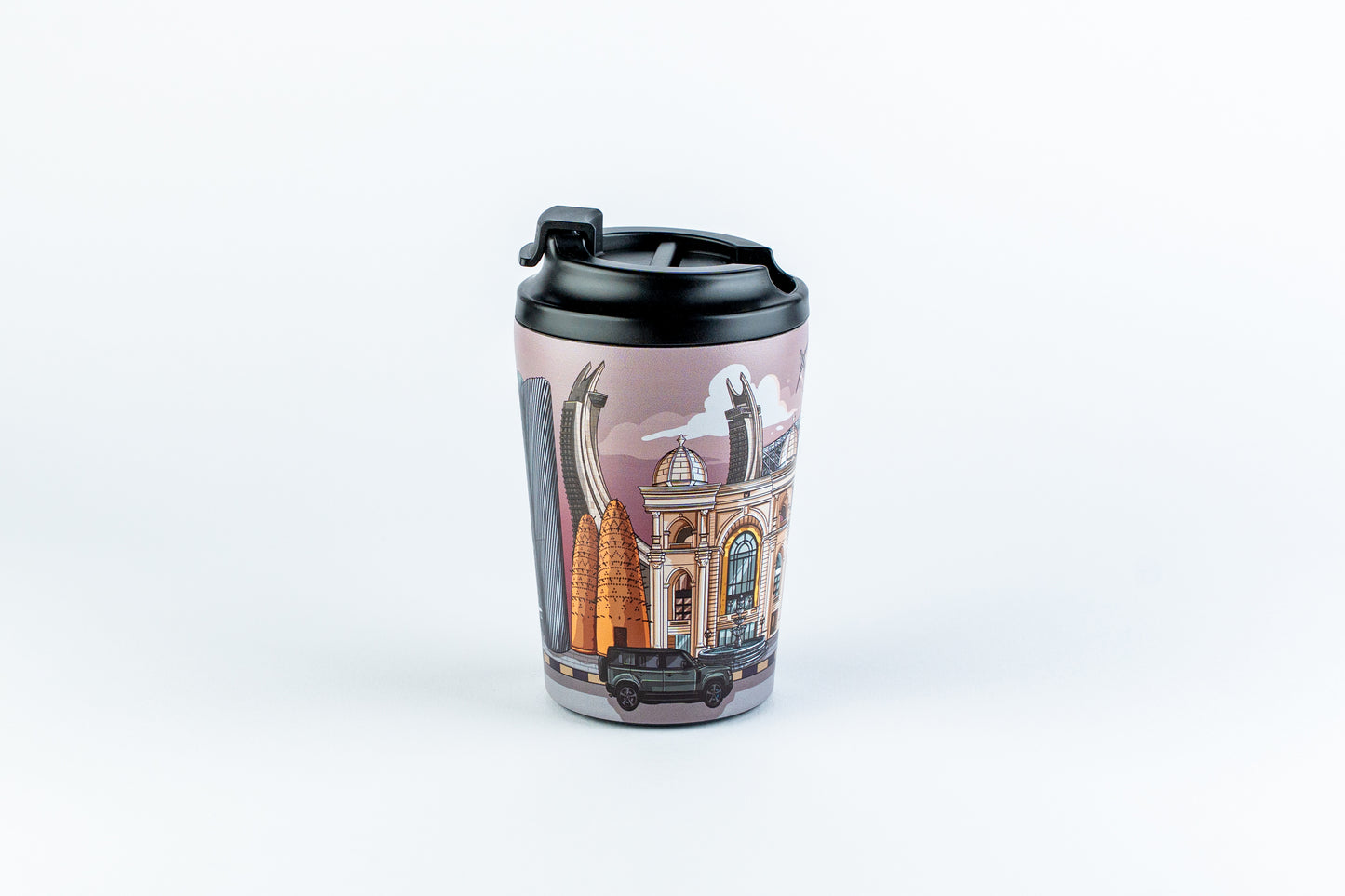 Limited Edition - Vintage Qatar Landmarks Coffee Mugs