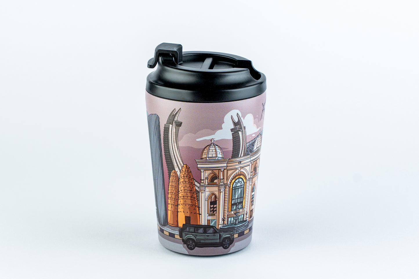 Limited Edition - Vintage Qatar Landmarks Coffee Mugs