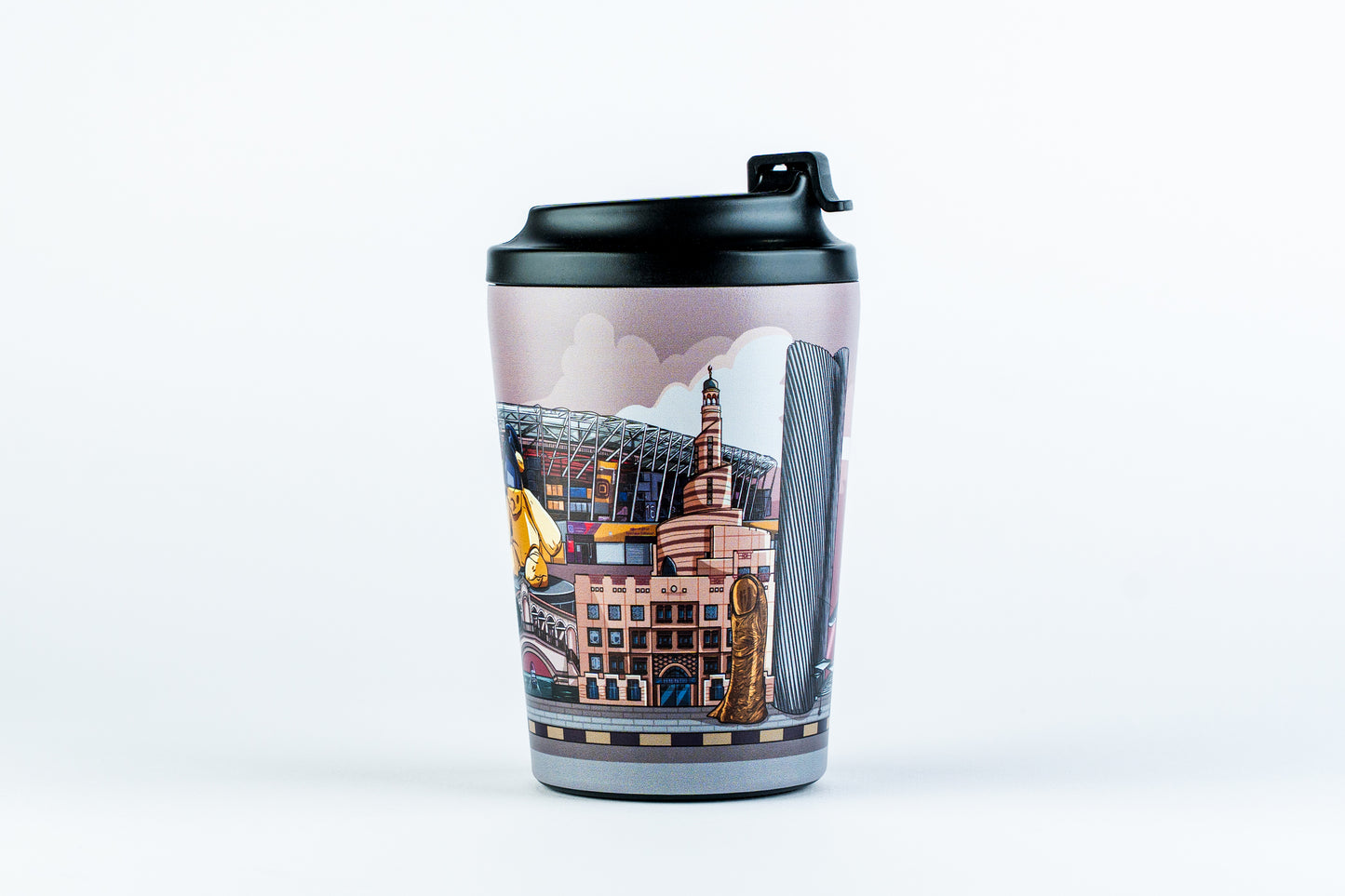 Limited Edition - Vintage Qatar Landmarks Coffee Mugs