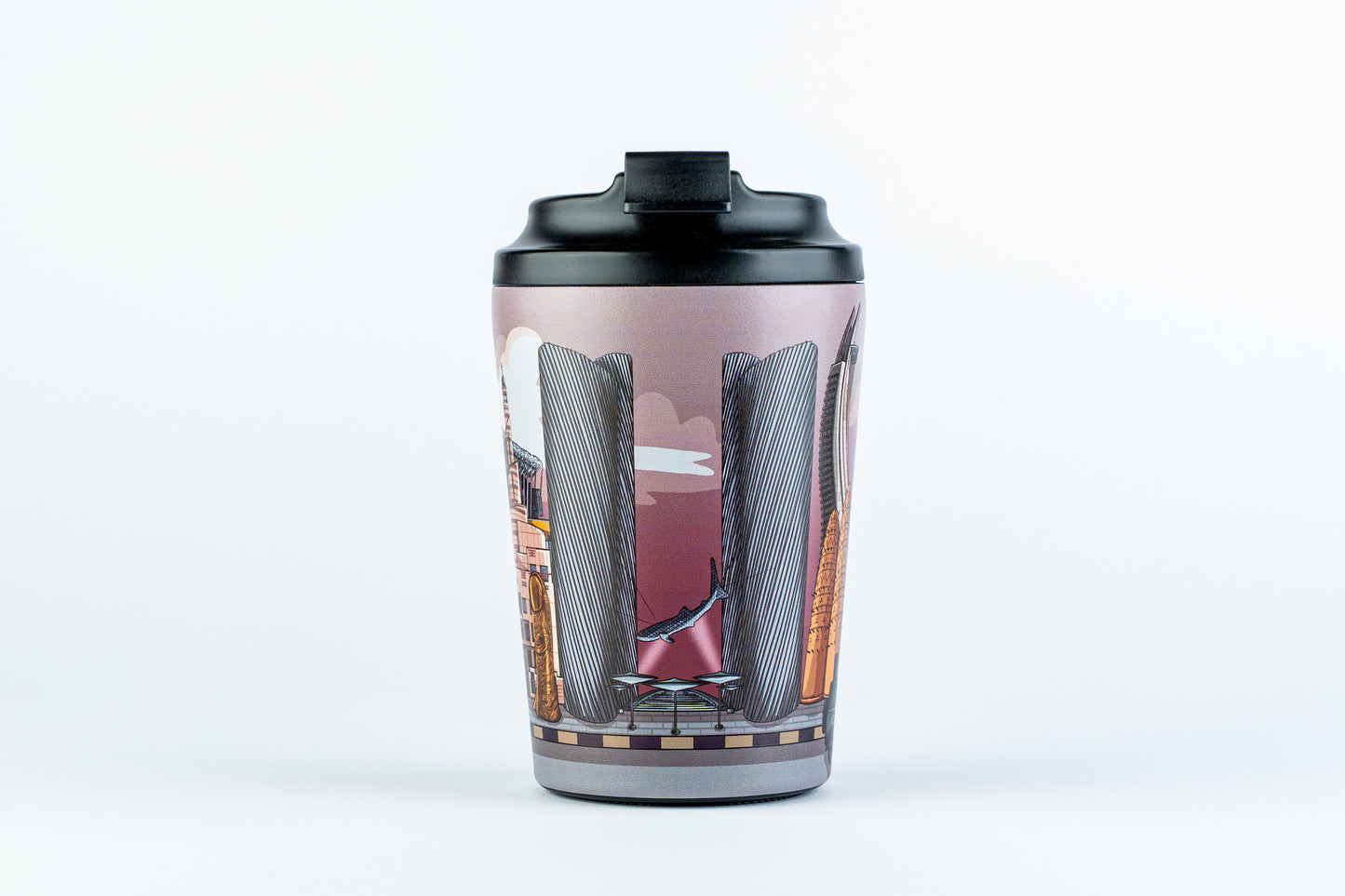 Limited Edition - Vintage Qatar Landmarks Coffee Mugs