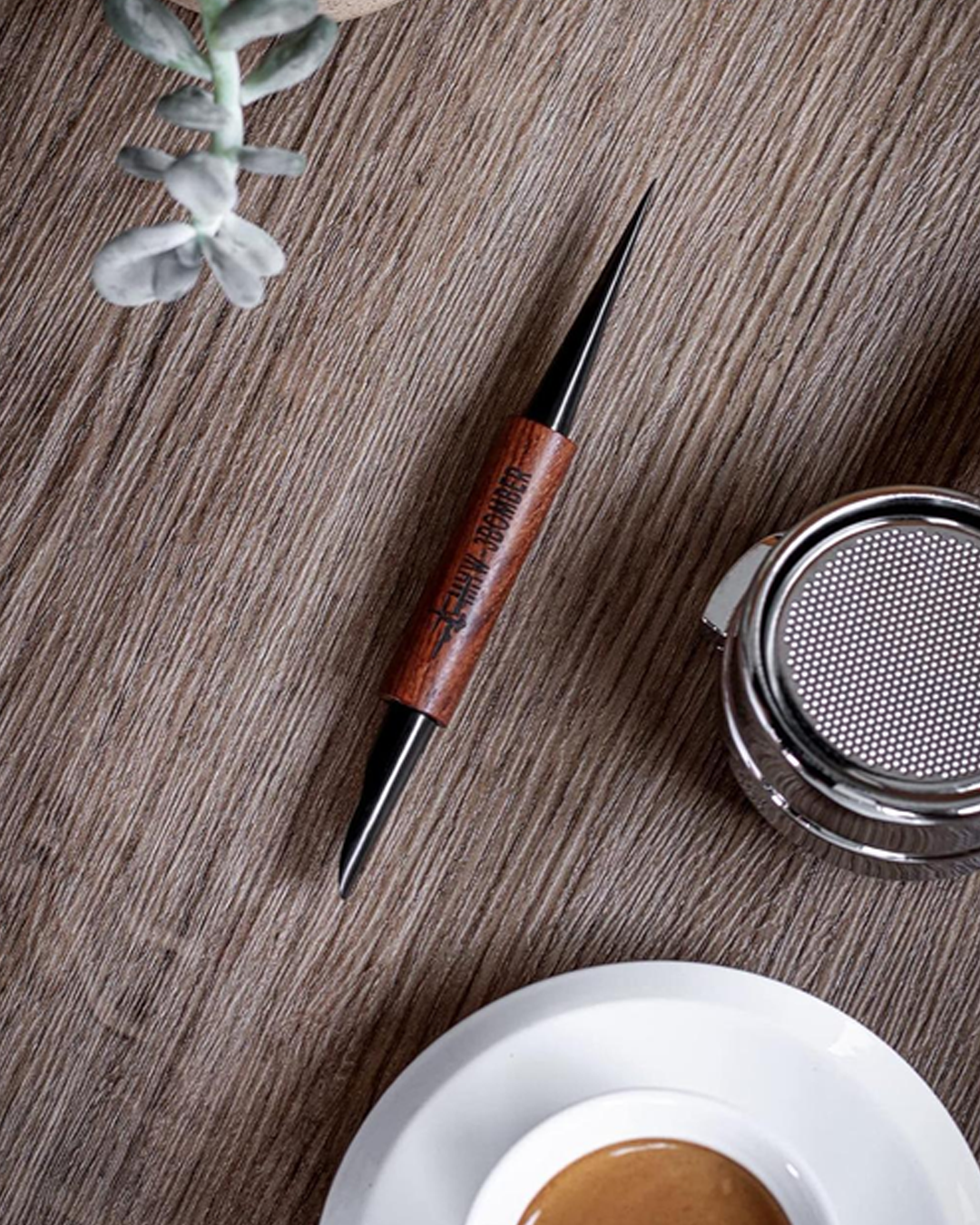 MHW-3BOMBER Coffee Art Needle 152mm (Black/Red Rosewood)