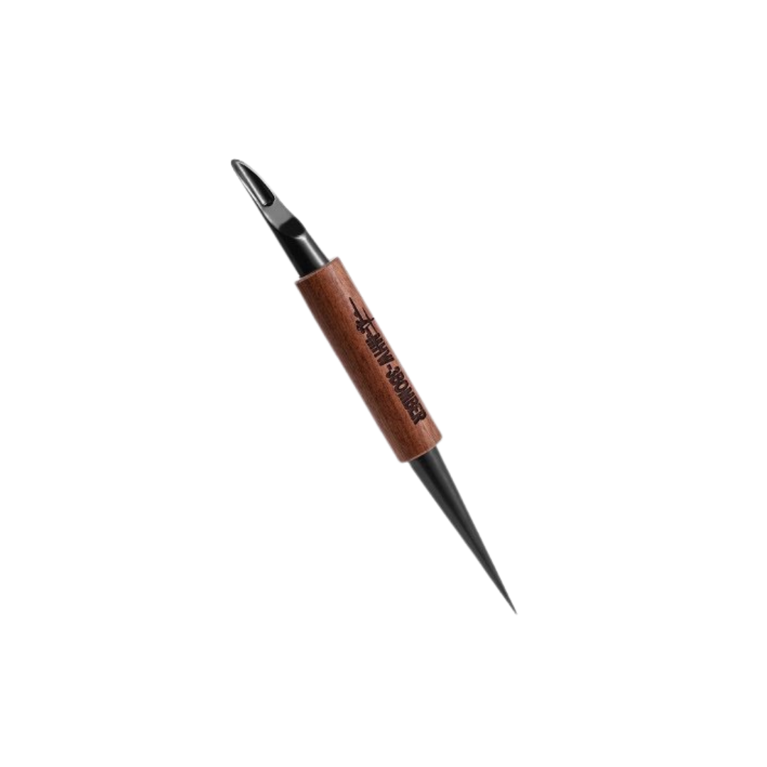 MHW-3BOMBER Coffee Art Needle 152mm (Black/Red Rosewood)