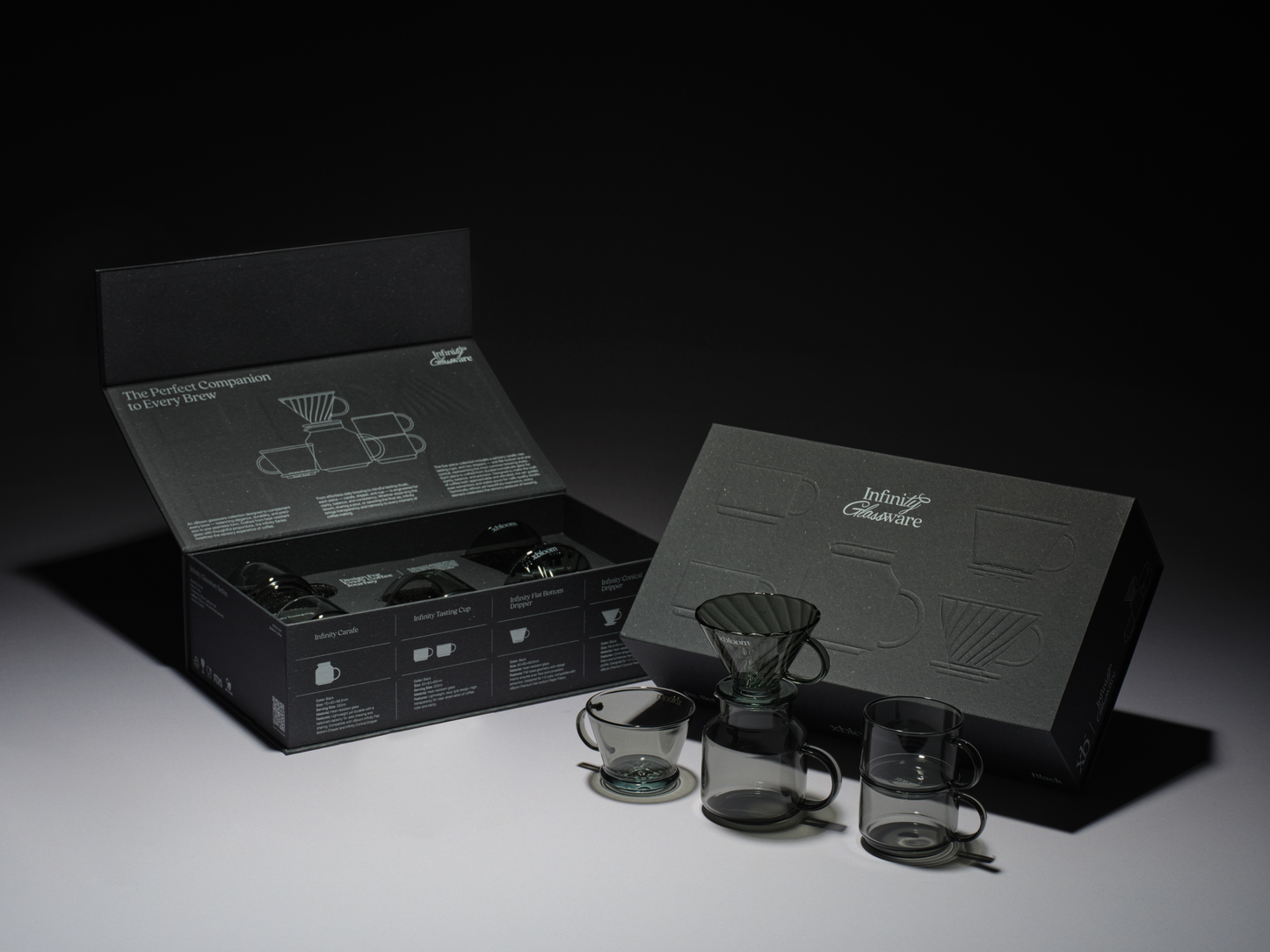 طقم أدوات إنفينيتي الزجاجي (من اكسبلوم)