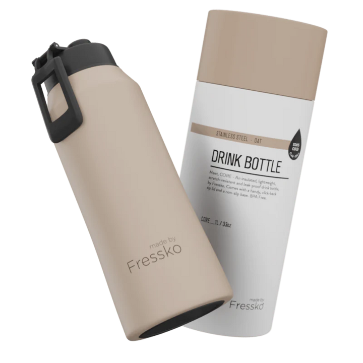 Fressko Core Bottle – 1L / 34oz – Stainless Steel