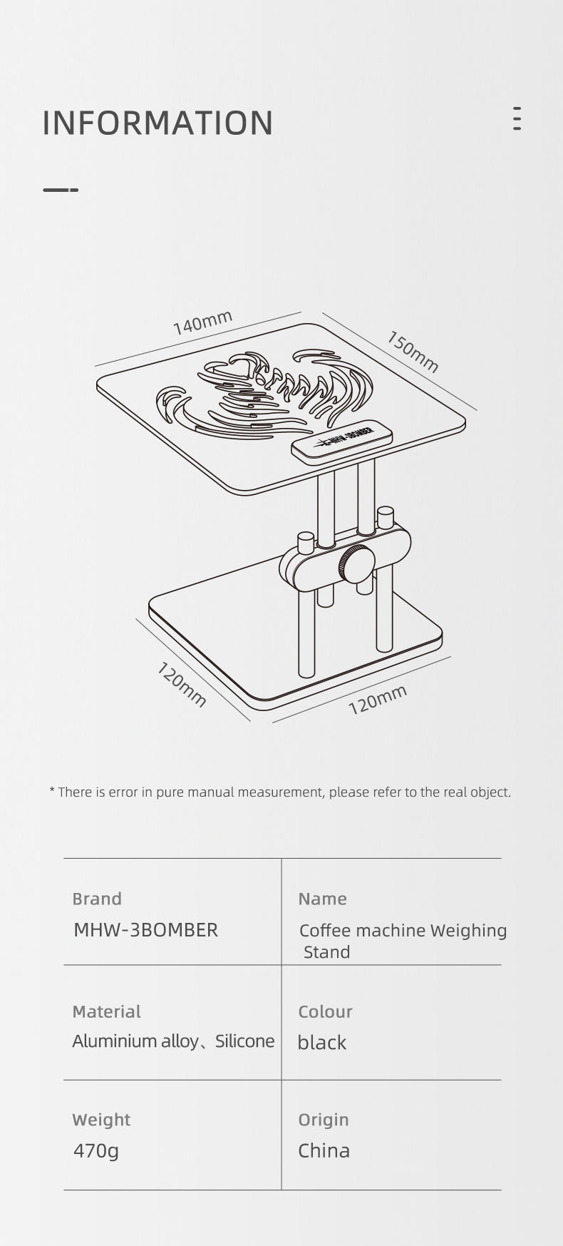 Coffee Scale Stand