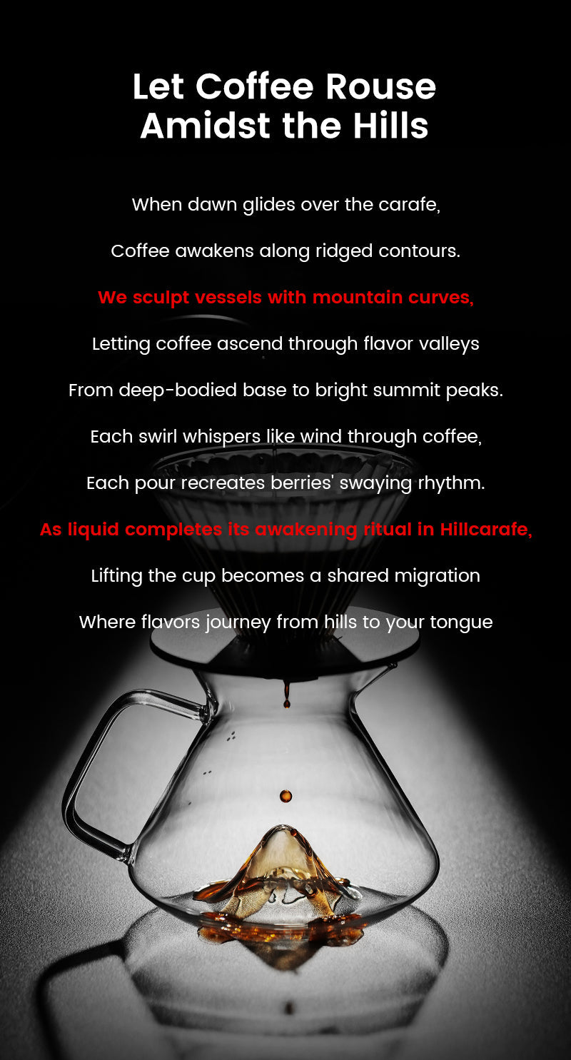 Hill Coffee Server 360ml-Transparent