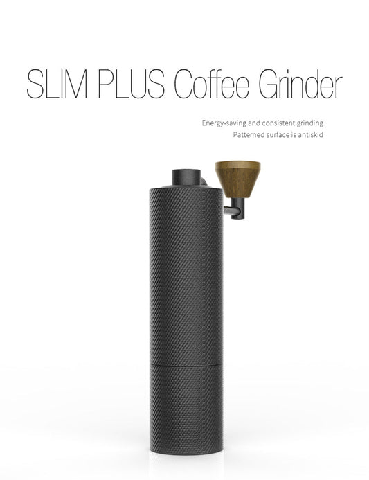 مطحنة تايم مور سليم بلس – أسود | Timemore Slim Plus Black – مطحنة قهوة يدوية