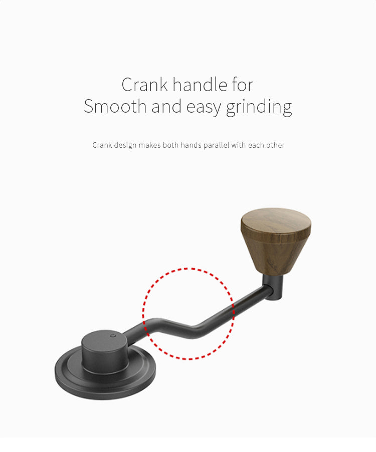 Slim Plus Black - Hand Coffee Grinder