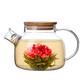 BAMBOO GLASS TEAPOT 1000ml