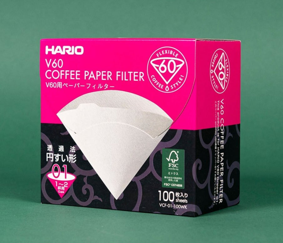 HARIO - V60 01 Filter paper 100 pcs
