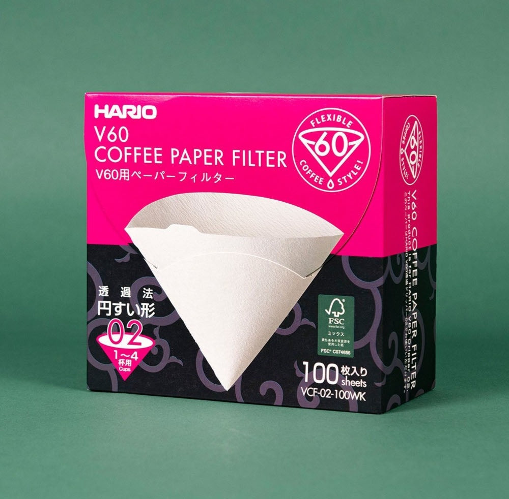 Hario V60 02 Filter paper - 100 pcs