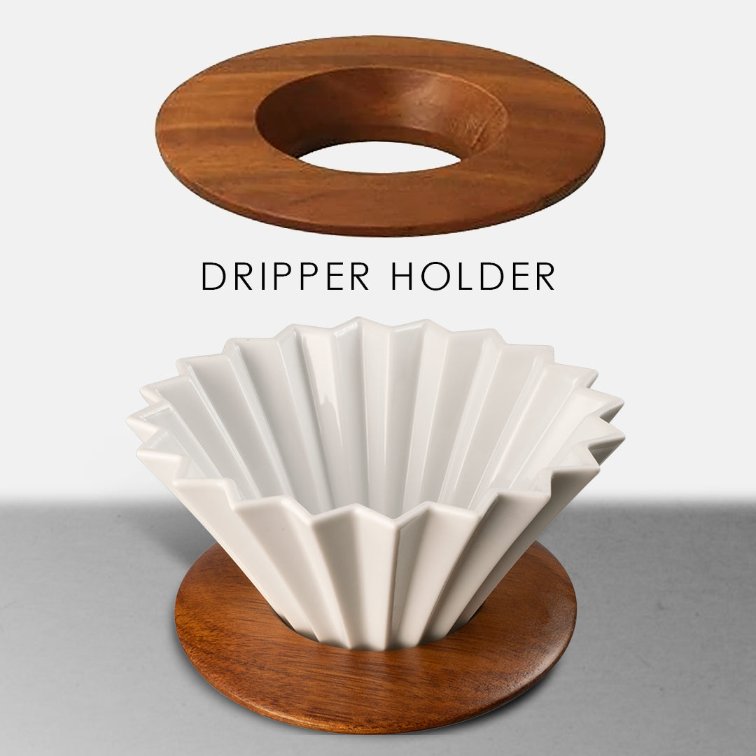 ORIGAMI Dripper Holder (Wood & Resin)